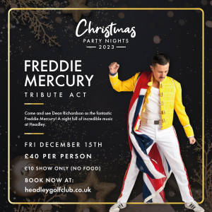 SOLD OUT – Freddie Mercury Tribute – Dean Richardson – December 15th