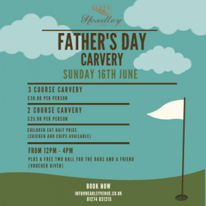 Fathers Day – 16th June