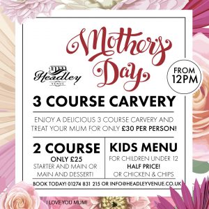 Mothers Day – 10th March