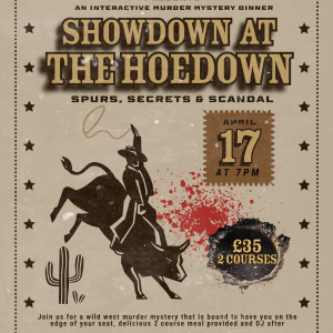 Murder Mystery Dinner Bradford | Showdown at the Hoedown at Headley Venue